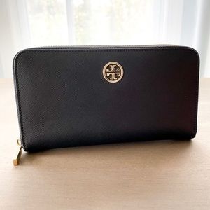Tory Burch Robinson Continental Zip Wallet